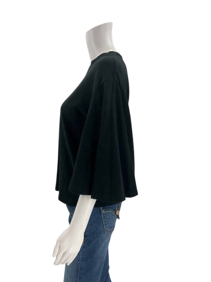 WHO WHAT WEAR Black Top - Size Small - Margaret’s Fine Consignment