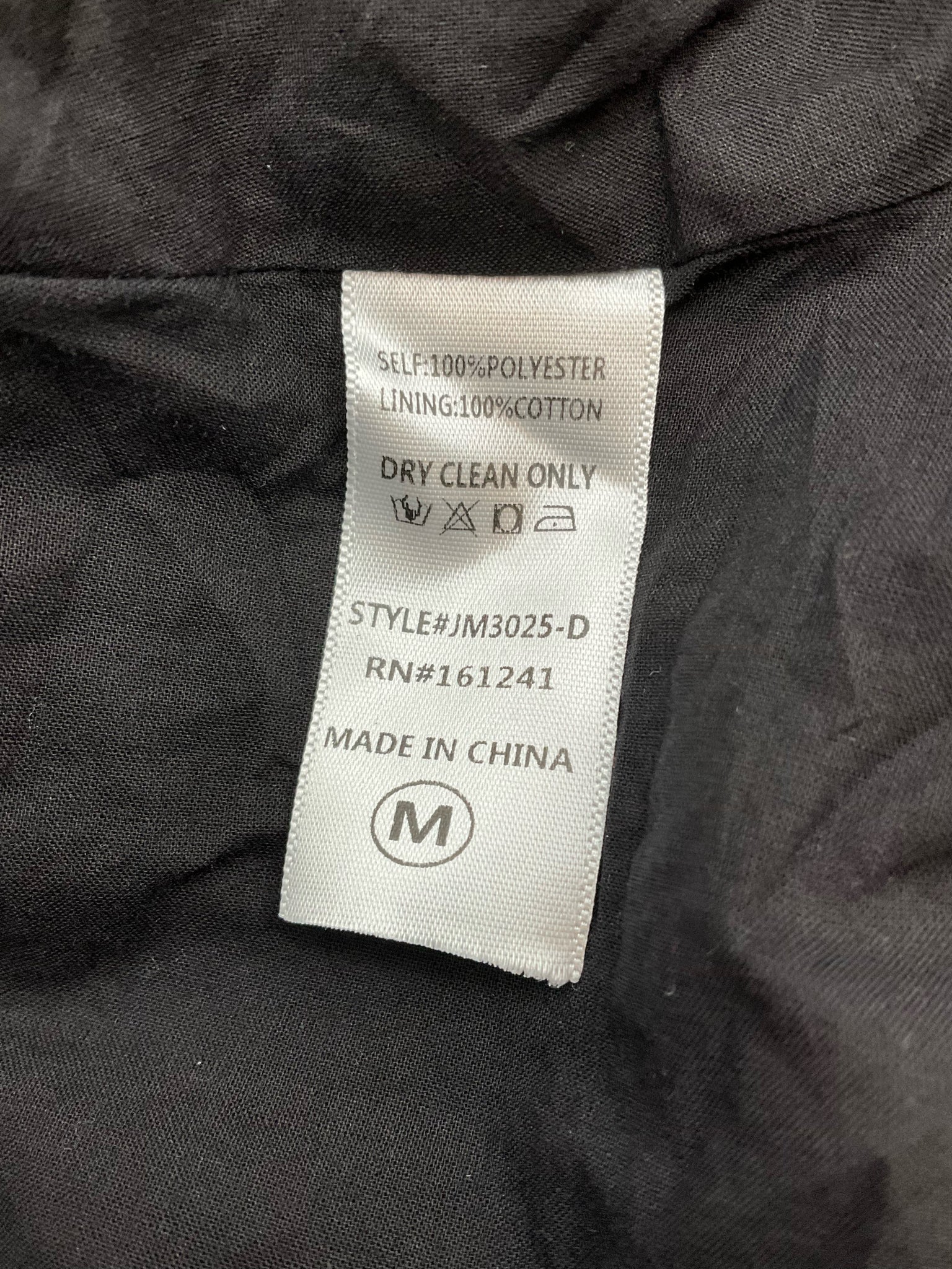 J Marie Black/Blue/Coral/Mustard Floral Pre-Owned Ladies Dress - Size Medium