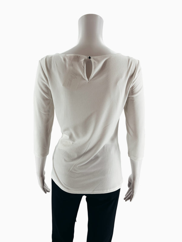 Philosophy White Solid Pre-Owned Ladies Top - Size XS