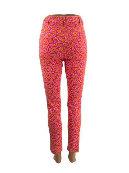 Gretchen Scott Pink/Orange Pre-Owned Ladies Pants - Size XS - Margaret’s Fine Consignment