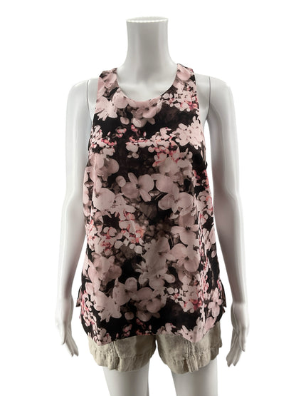 Banana Republic Floral Watercolor Racerback Shell Top Size XS