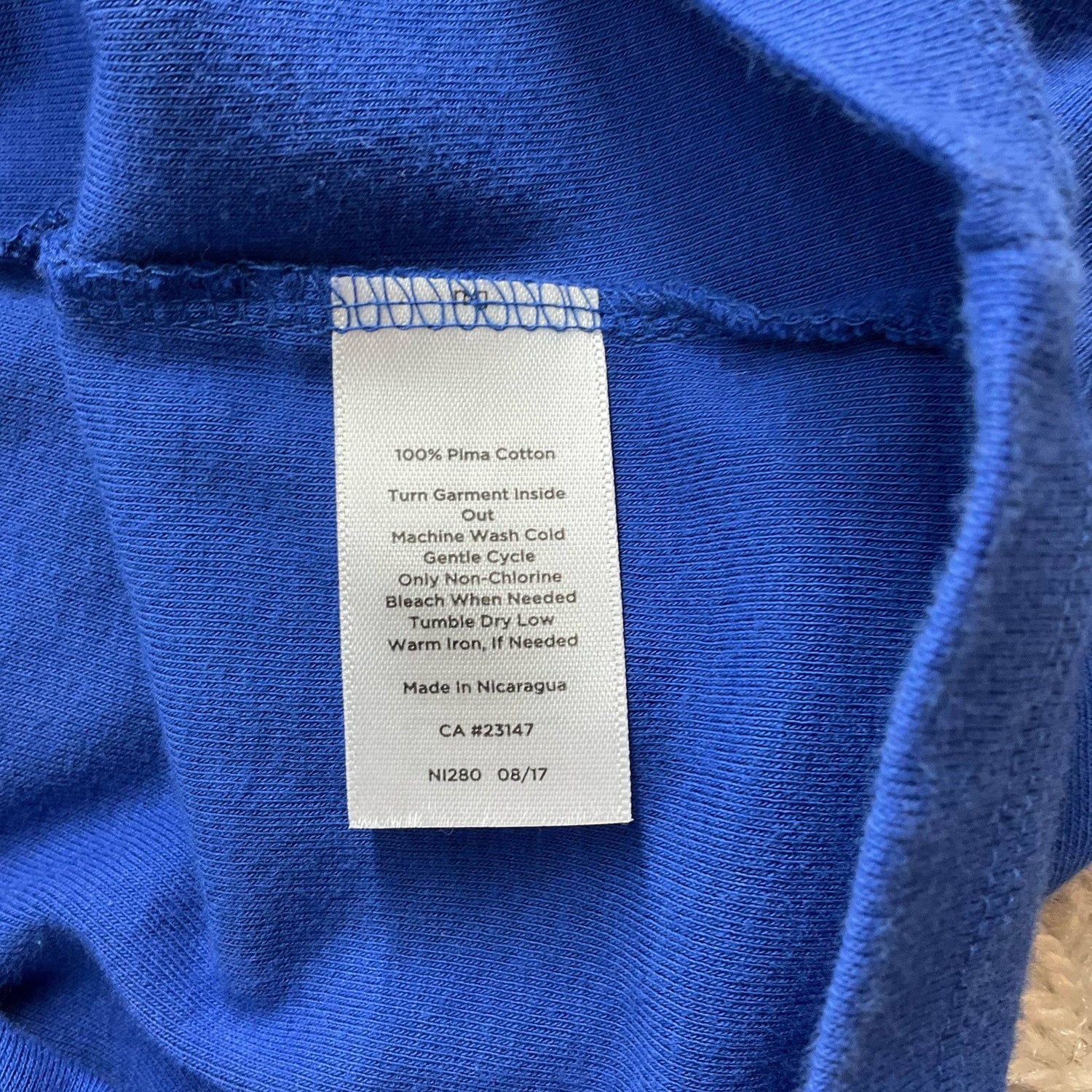 Talbots Blue Solid Top - Size XS - Margaret’s Fine Consignment