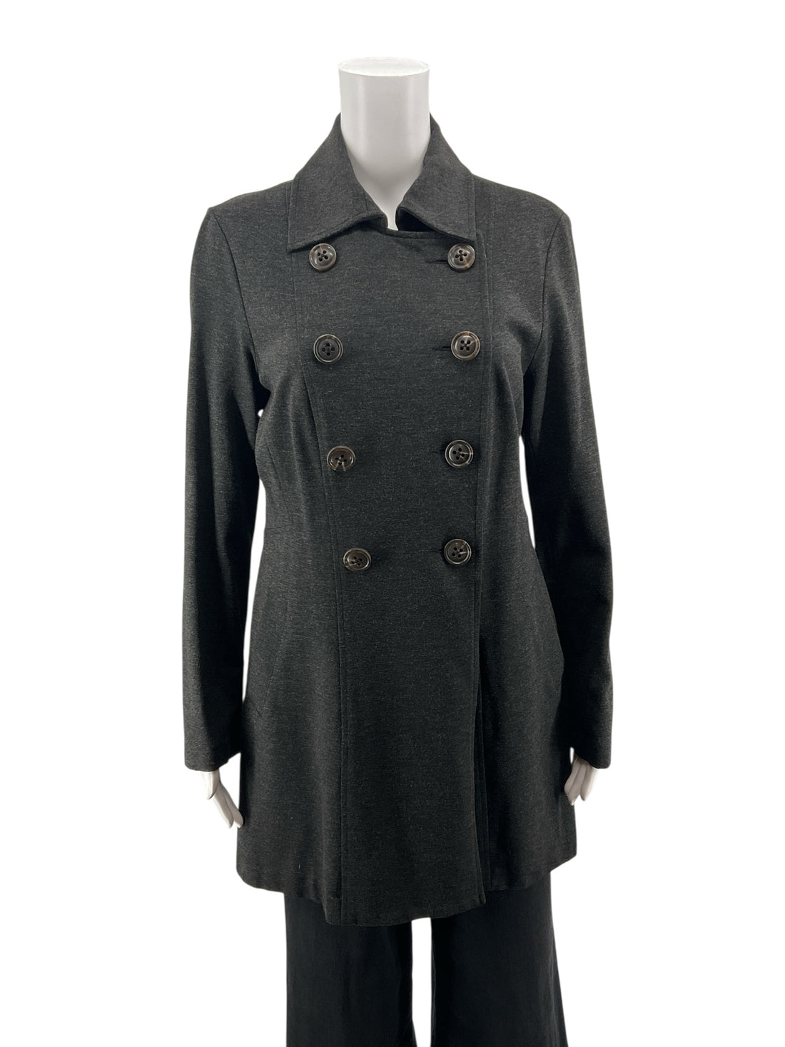 Cabi Charcoal Solid Pre-Owned Ladies Jacket - Size Medium - Margaret’s Fine Consignment