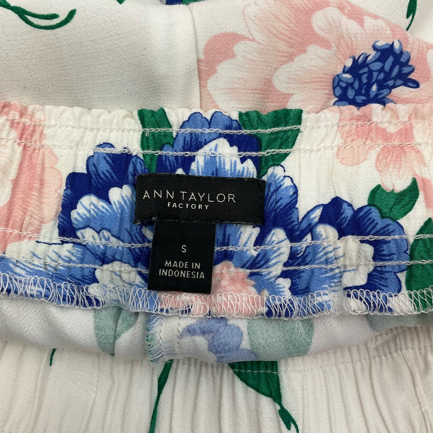 Ann Taylor White/multi Floral Pants Size Small - label