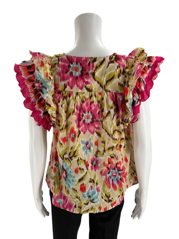 House of Harlow V Neck Sleeveless Top Size Medium - Margaret’s Fine Consignment