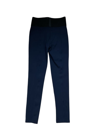 Calvin Klein navy/black Pant Power Stretch Ponte Leggings Navy Blue Black Waistband Size Small - Size S