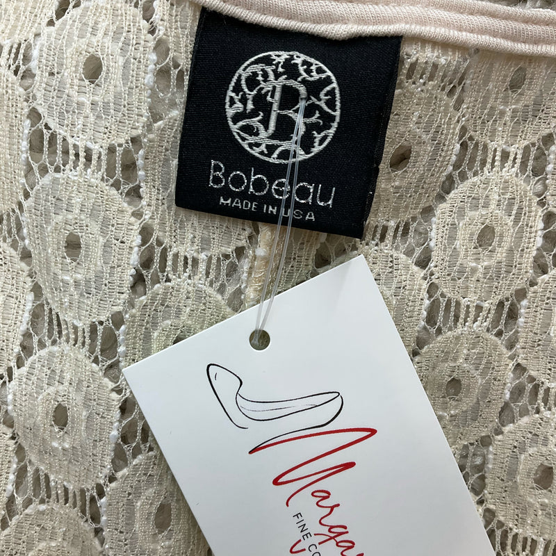Bbobeau Cream Lace Pre-Owned Ladies Casual Top - Size Large - Margaret’s Fine Consignment