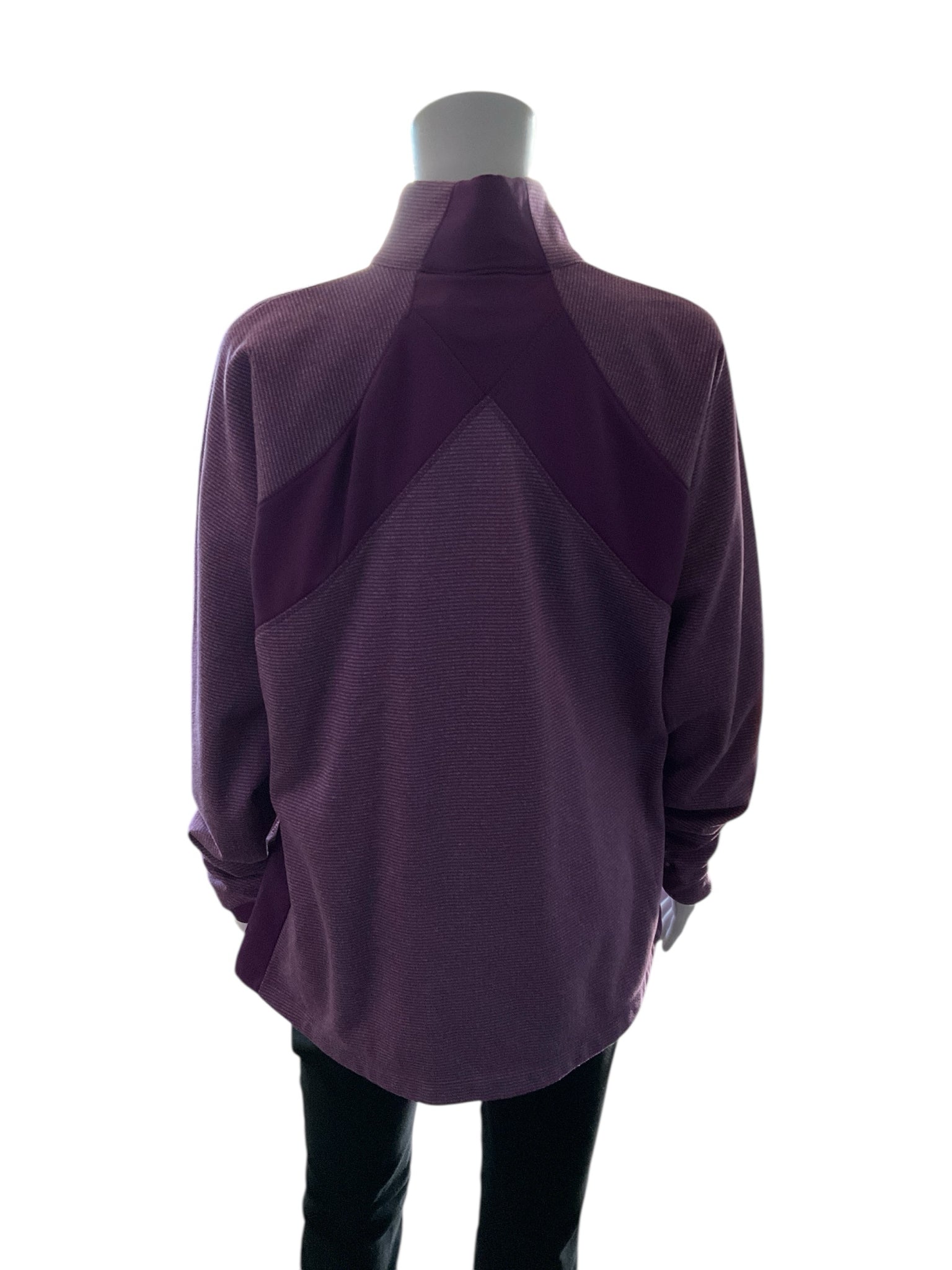 Columbia -  Purple Stripe Pre-Owned Ladies Activewear Size Xl