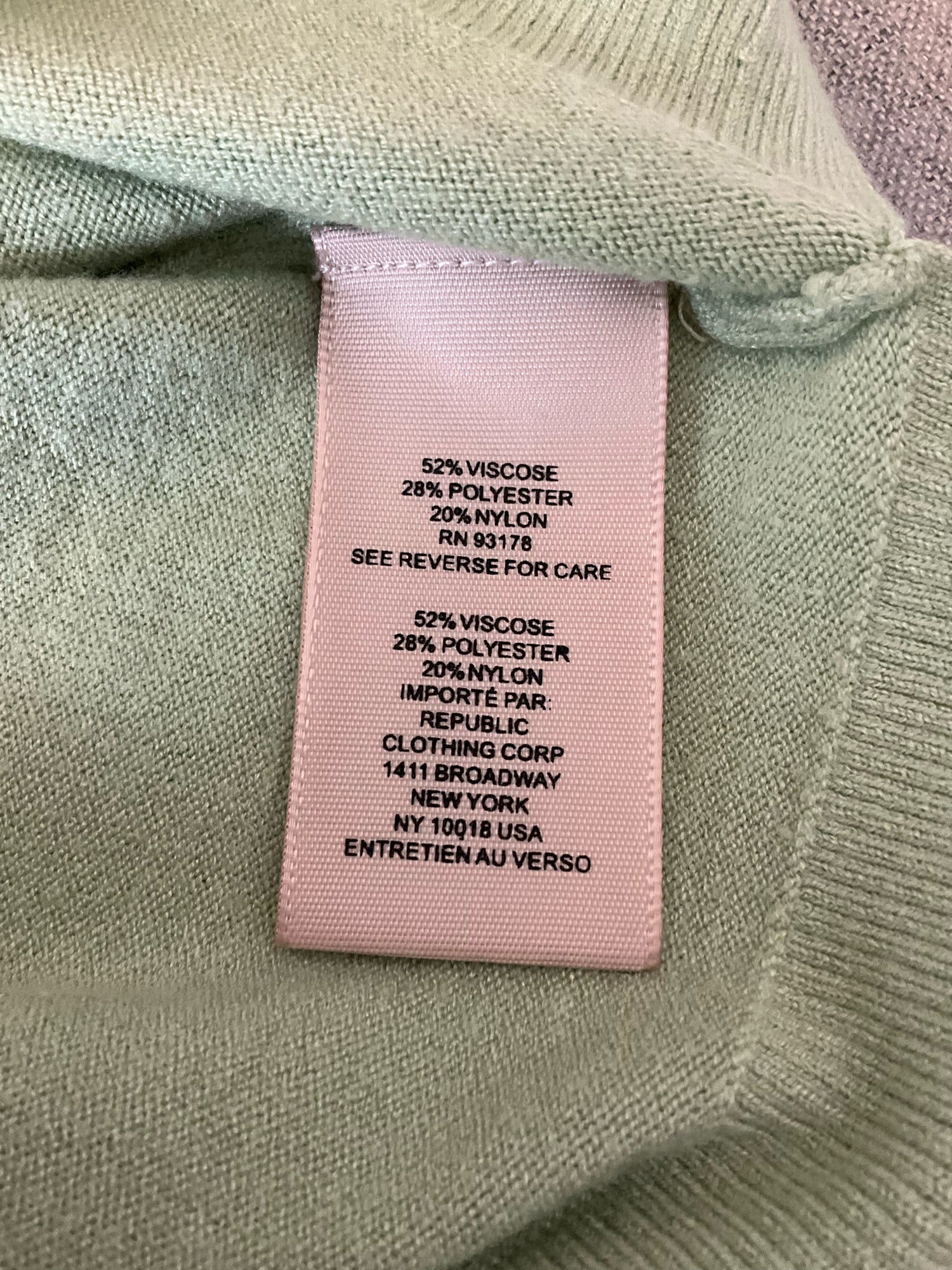 Philosophy Republic Clothing sage Short Sleeve Sage Green Dolman Sleeve Knit Top Size XS - Size XS