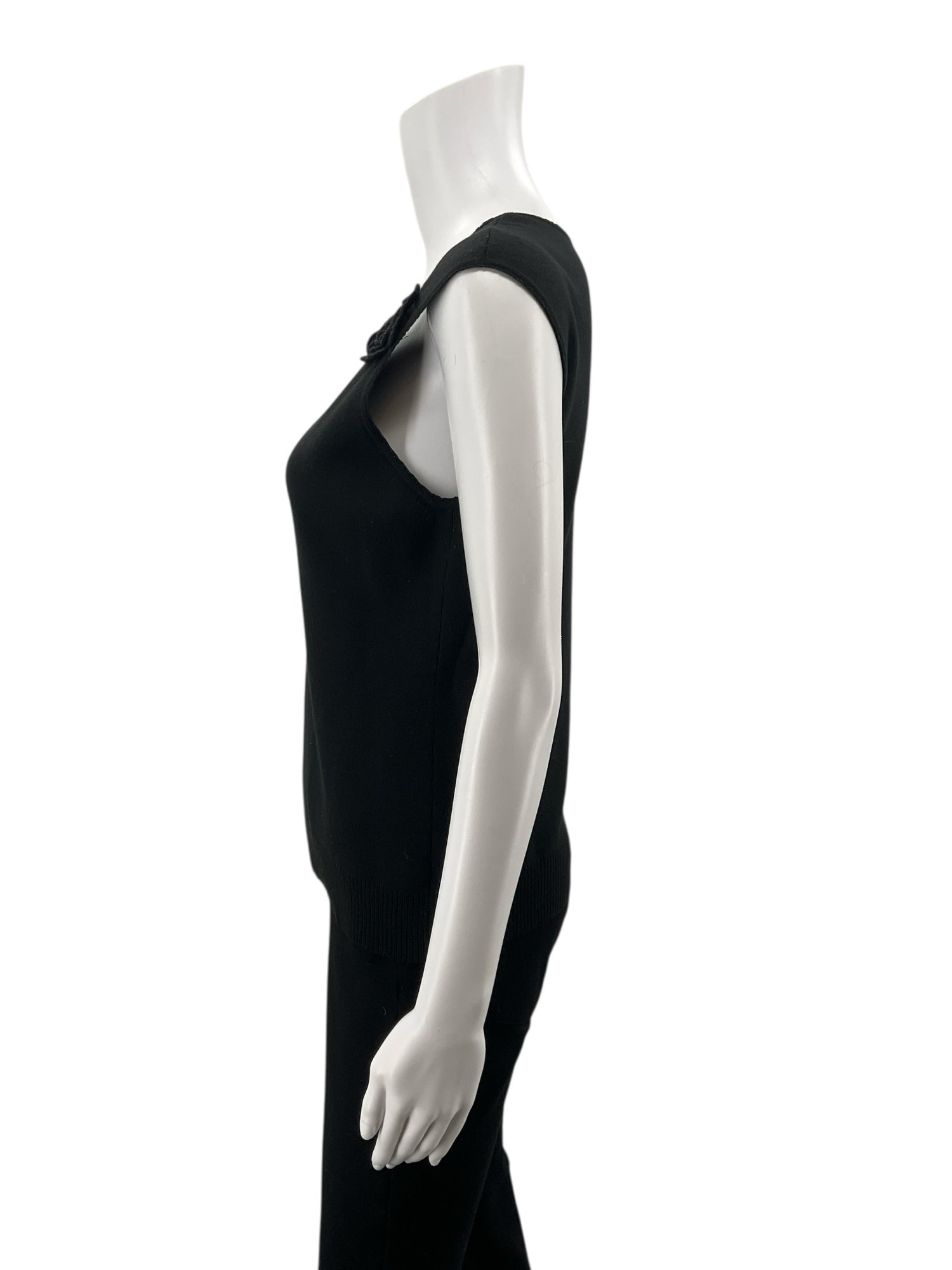 Loft Black Pre-Owned Ladies Top - Size Large Petite - Margaret’s Fine Consignment