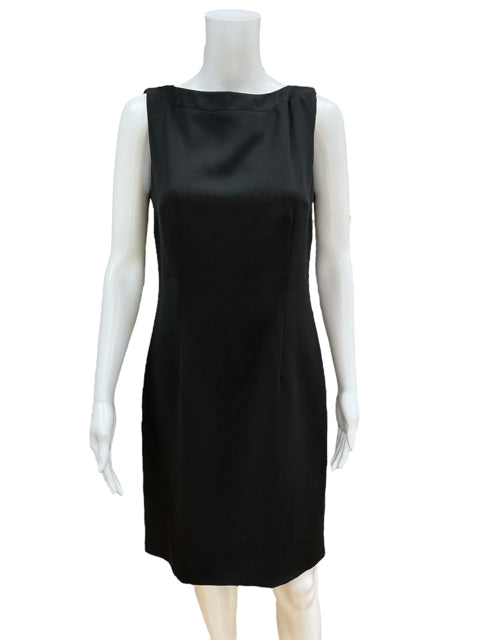 Vansi Fugel Size 6 Black Solid Dress