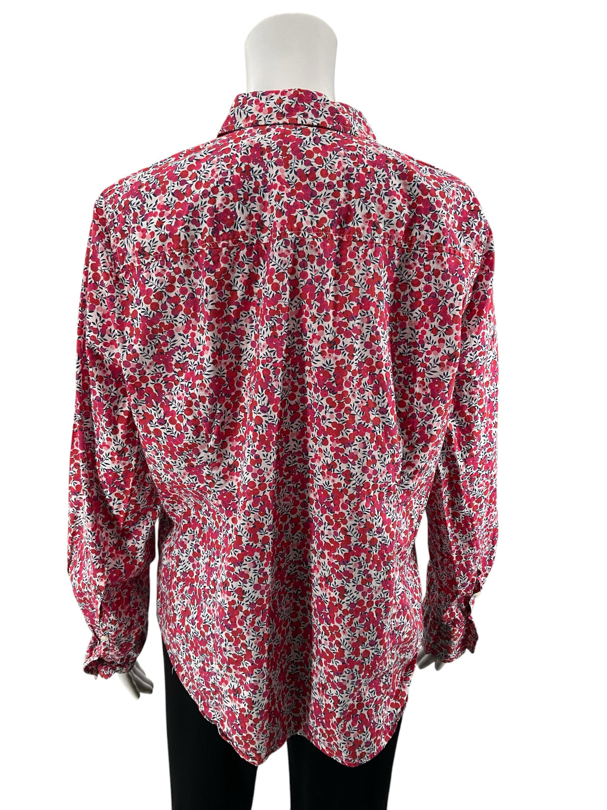 J.Crew Liberty Fabric Floral Long Sleeve Button-Down Blouse - Size 16 - ONLINE ONLY