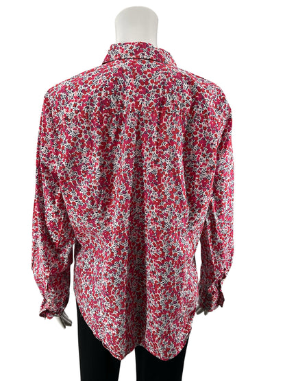 J.Crew Liberty Fabric Floral Long Sleeve Button-Down Blouse - Size 16 - ONLINE ONLY