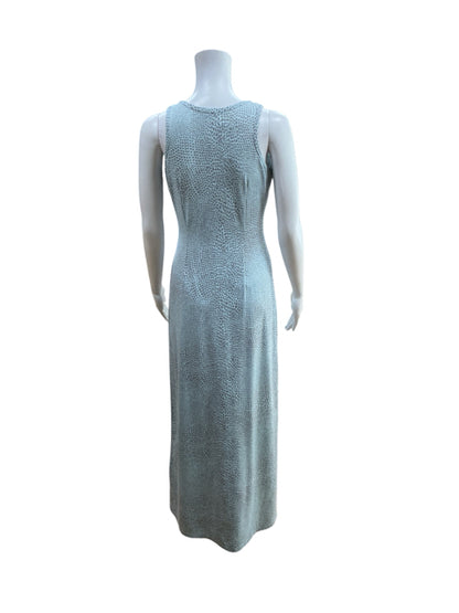 J. McLaughlin J. McLaughlin Catalina Cloth Maxi Dress Mint Pebble Print Size Small - ONLINE ONLY