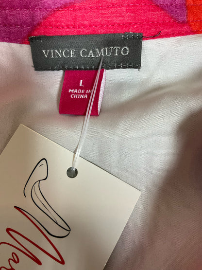 Vince Vince Camuto Floral Puff Sleeve Drawstring Waist Maxi Dress Size Large - ONLINE ONLY