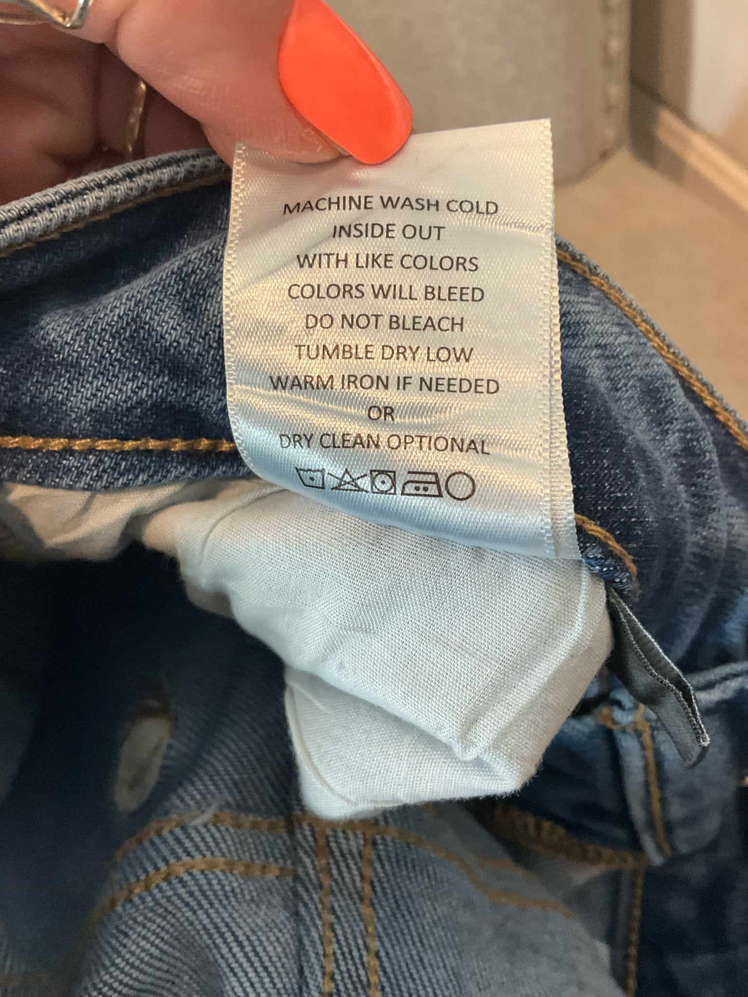 Flying Monkey Mid-Rise Distressed Raw Hem Skinny Jeans Size 4