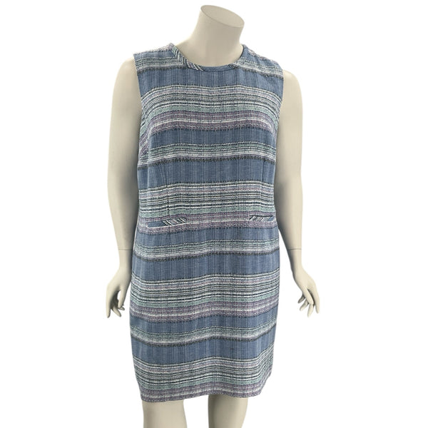 Talbots Blue Solid Pre-Owned Ladies Dress - Size 20W - Margaret’s Fine Consignment