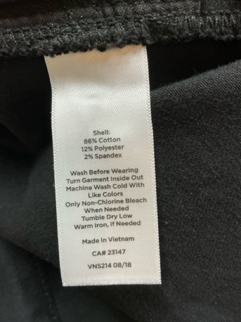 Talbots Flex Denim Performance Stretch Skirt Black Size 8