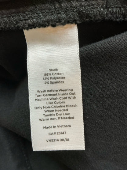 Talbots Flex Denim Performance Stretch Skirt Black Size 8