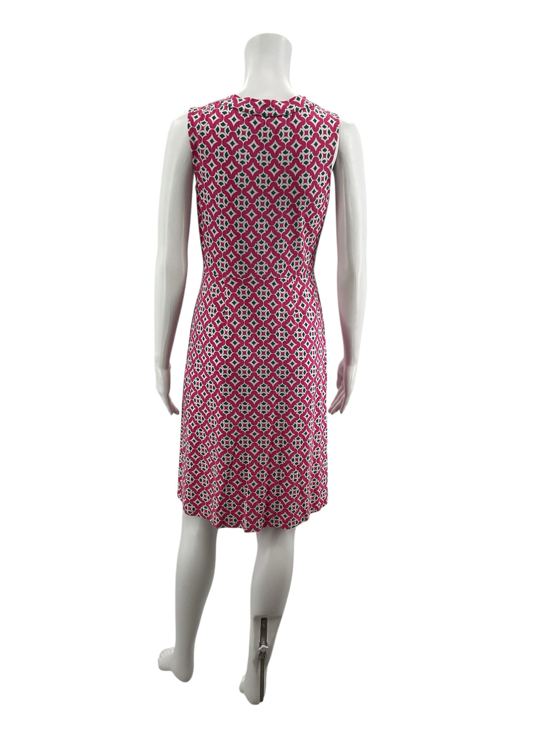 Boden Pink/Green Print Pre-Owned Ladies Dress - Size 6