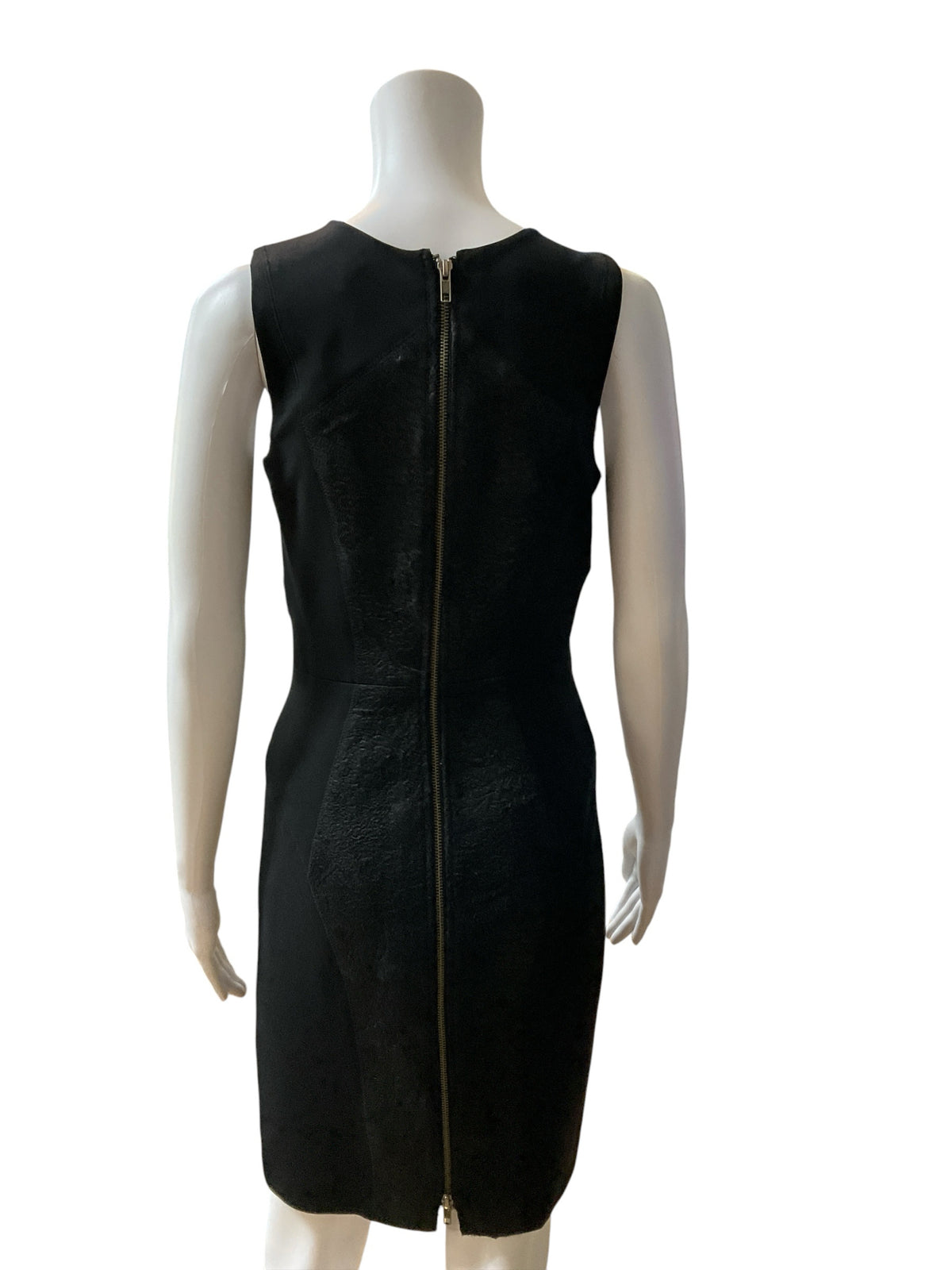 Tracy Reese New York Black Lace Panel Ponte Sheath Dress Size 4 | LBD Cocktail - ONLINE ONLY