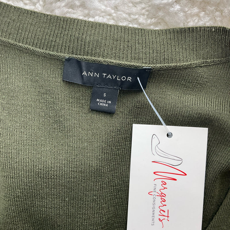 Ann Taylor Olive Ladies Pre-Owned Blouse - Size Small - Margaret’s Fine Consignment
