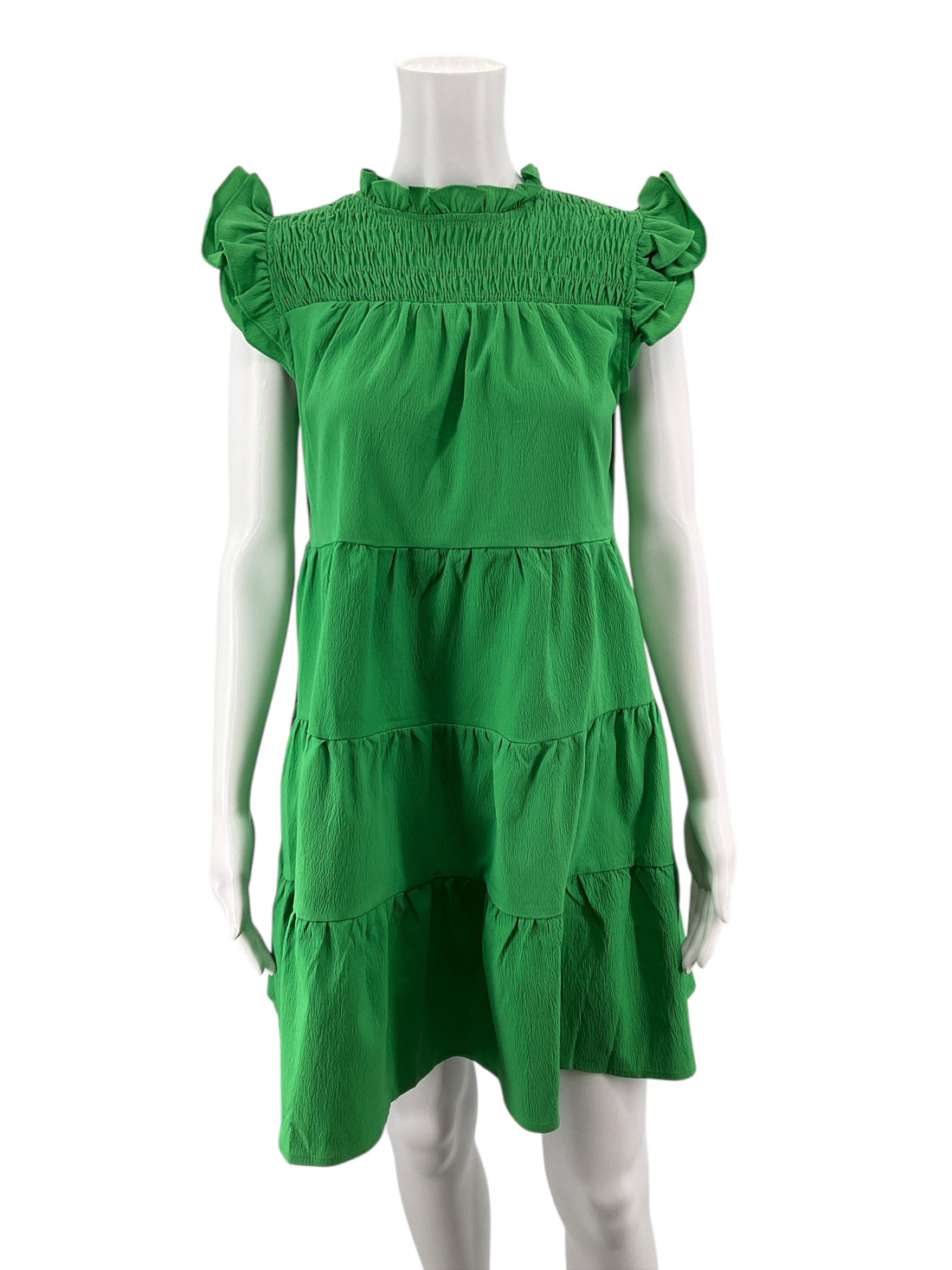 Hudson Gray Green Solid Pre-Owned Ladies New With Tags Dress - Size Small