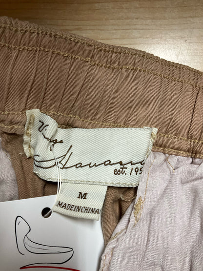 Whispering Smith Womens 100% Tencel Cargo Jogger Pants Tan Size Medium - ONLINE ONLY