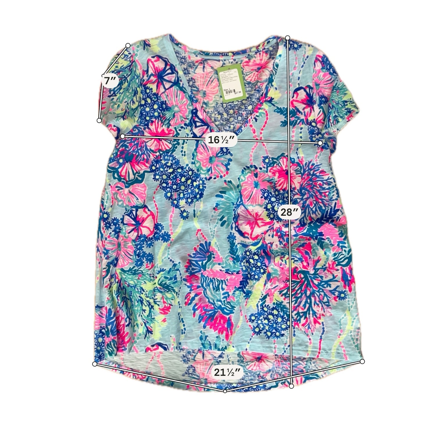 Lilly Pulitzer Etta V-Neck Tee &