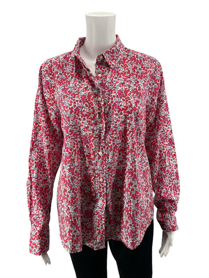 J.Crew Liberty Fabric Floral Long Sleeve Button-Down Blouse - Size 16 - ONLINE ONLY