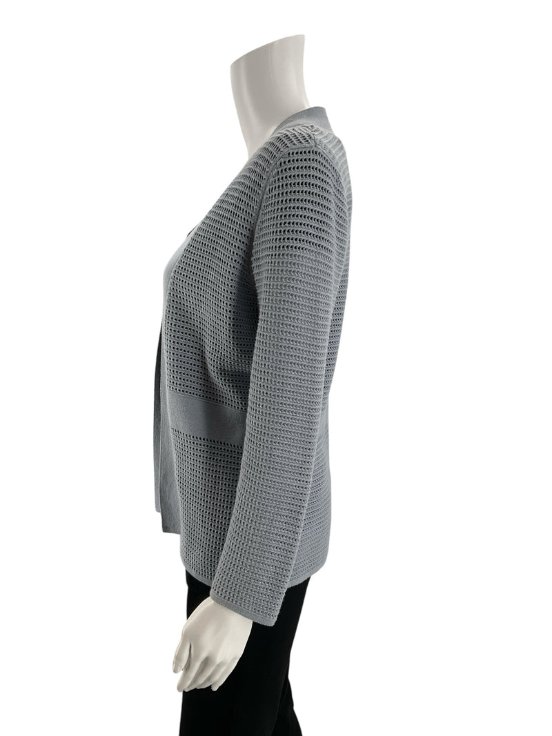 Loft Blue Solid Pre-Owned Ladies Top - Size Small
