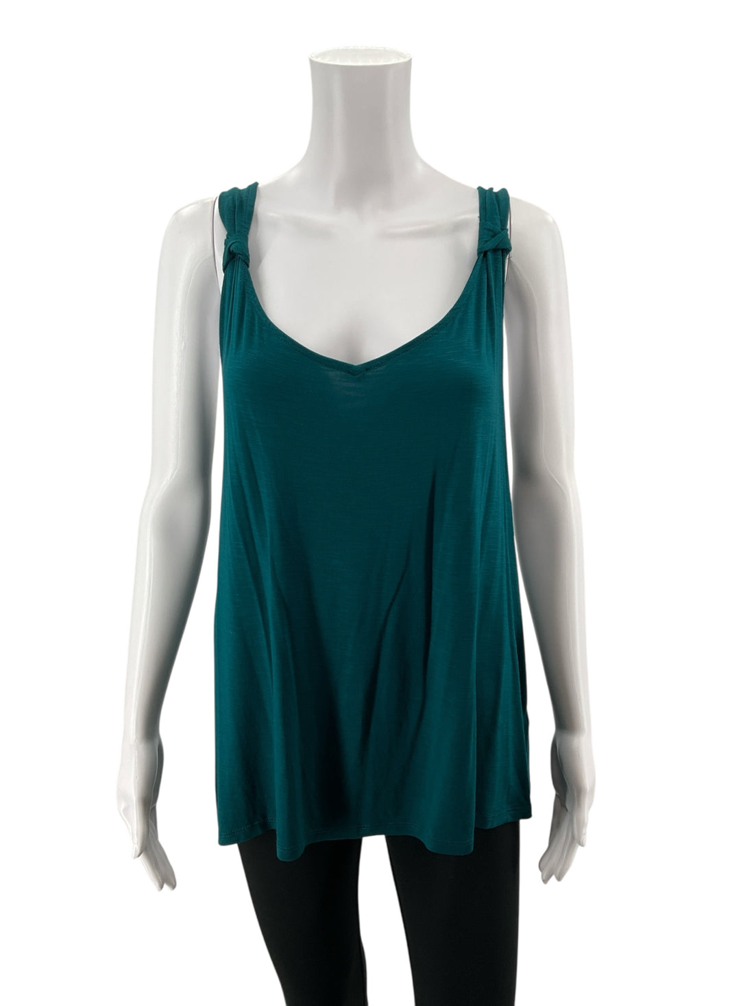Maurices Knot Strap Racerback Swing Tank Top Teal XL NWT