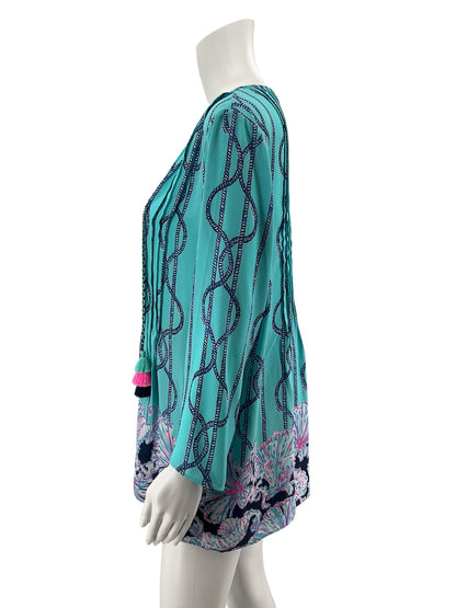 Lilly Pulitzer Matilda Tunic Top In A Pinch Print Size L - Downstairs