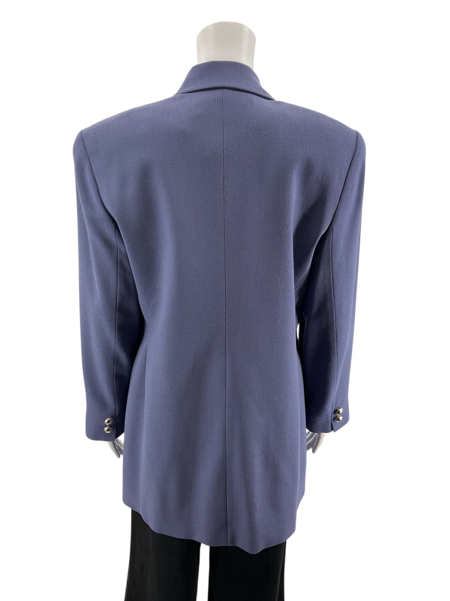 Ellen Tracy Blue Solid Pre-Owned Ladies Jacket - Size 12 - ONLINE ONLY