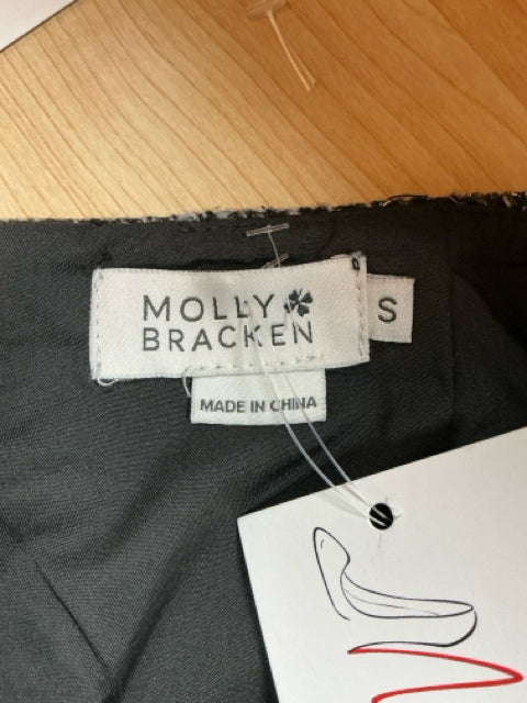 Molly Bracken black/white Skirt Size S black/white Tweed Pre-Owned Ladies Skirt - Size S