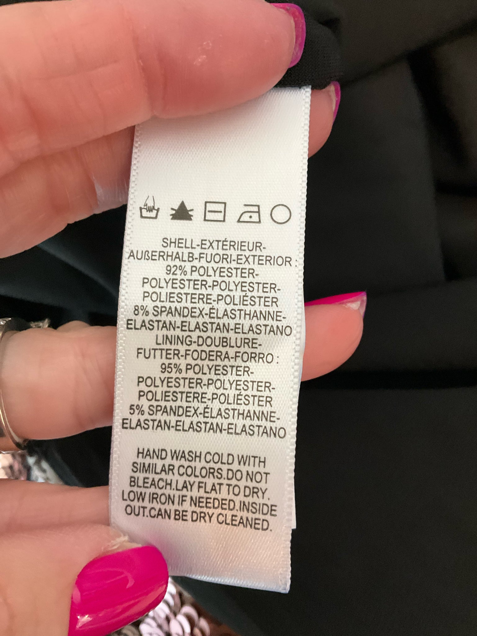 Dress the Population gold/silver/pink Cocktail Emery Long Sleeve Sequin Bodycon Midi Dress Size XS - Size XS