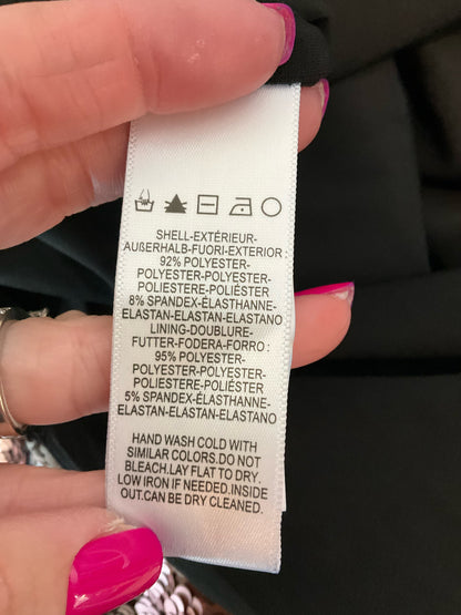 Dress the Population gold/silver/pink Cocktail Emery Long Sleeve Sequin Bodycon Midi Dress Size XS - Size XS