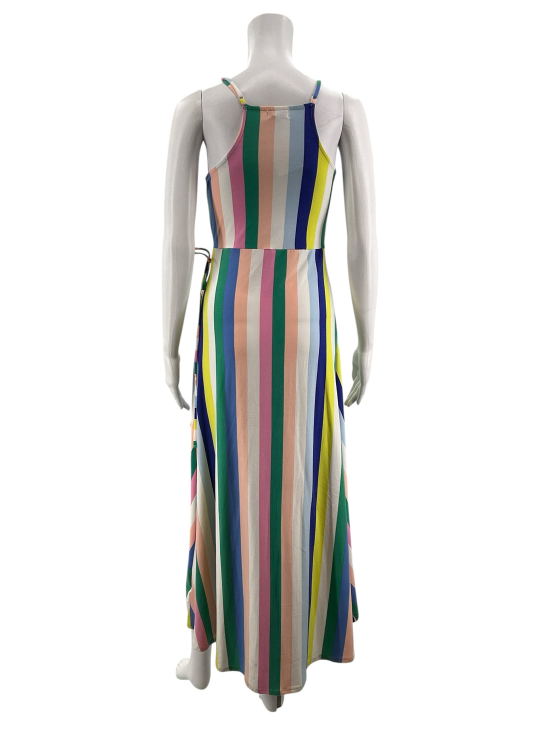 Love Fire Multi Color Stripe Pre-Owned Ladies Dress - Size Small