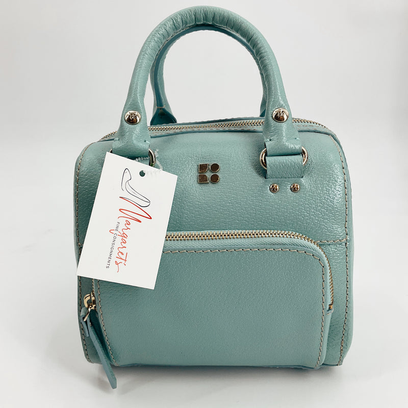 Kate Spade Aqua Solid Pre-Owned Ladies Tarrytown Leather Handbag - Margaret’s Fine Consignment