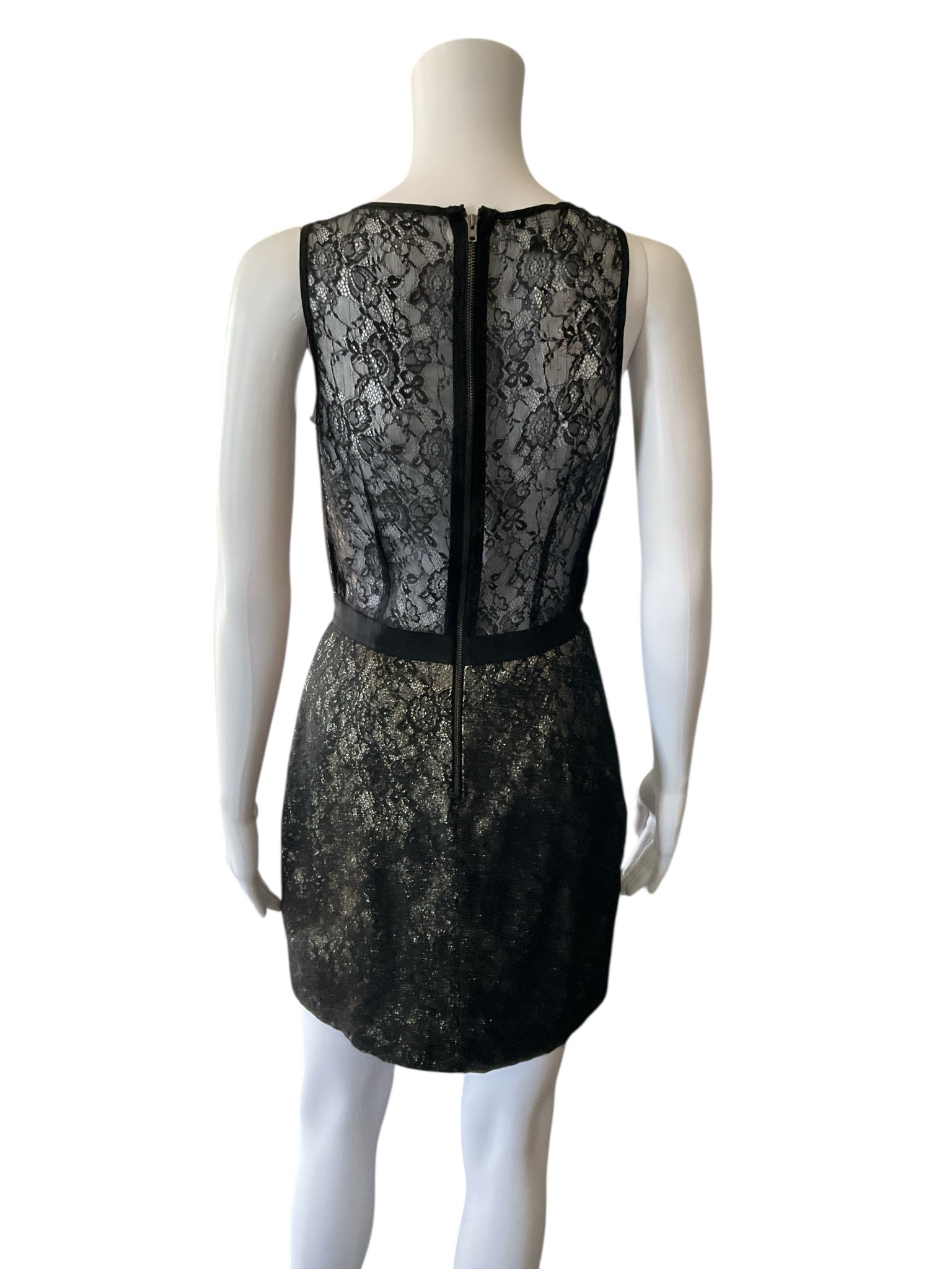 Sachin &amp; Babi Black Sparkle Pre-Owned Ladies Dress - Size 4