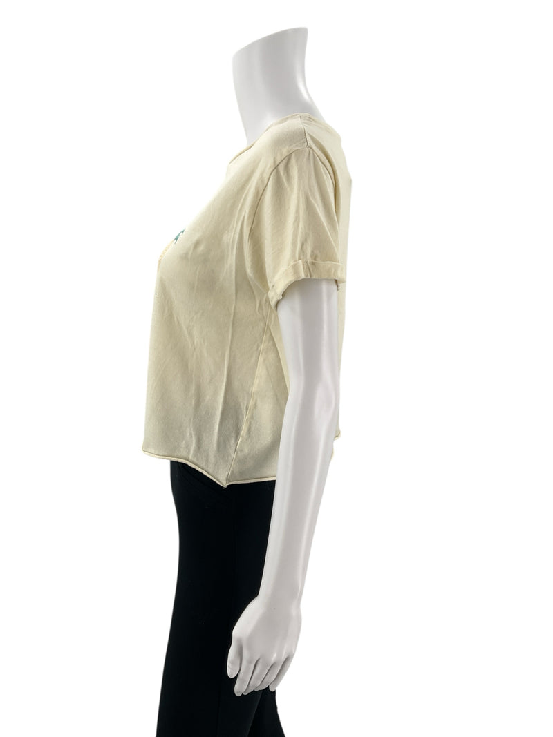Salt Life Pale Yellow Pineapple Pre-Owned Ladies Top - Size Small - Margaret’s Fine Consignment