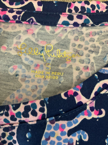 Lilly Pulitzer Kaelan T-Shirt Dress Seeing Spots Print Size Small