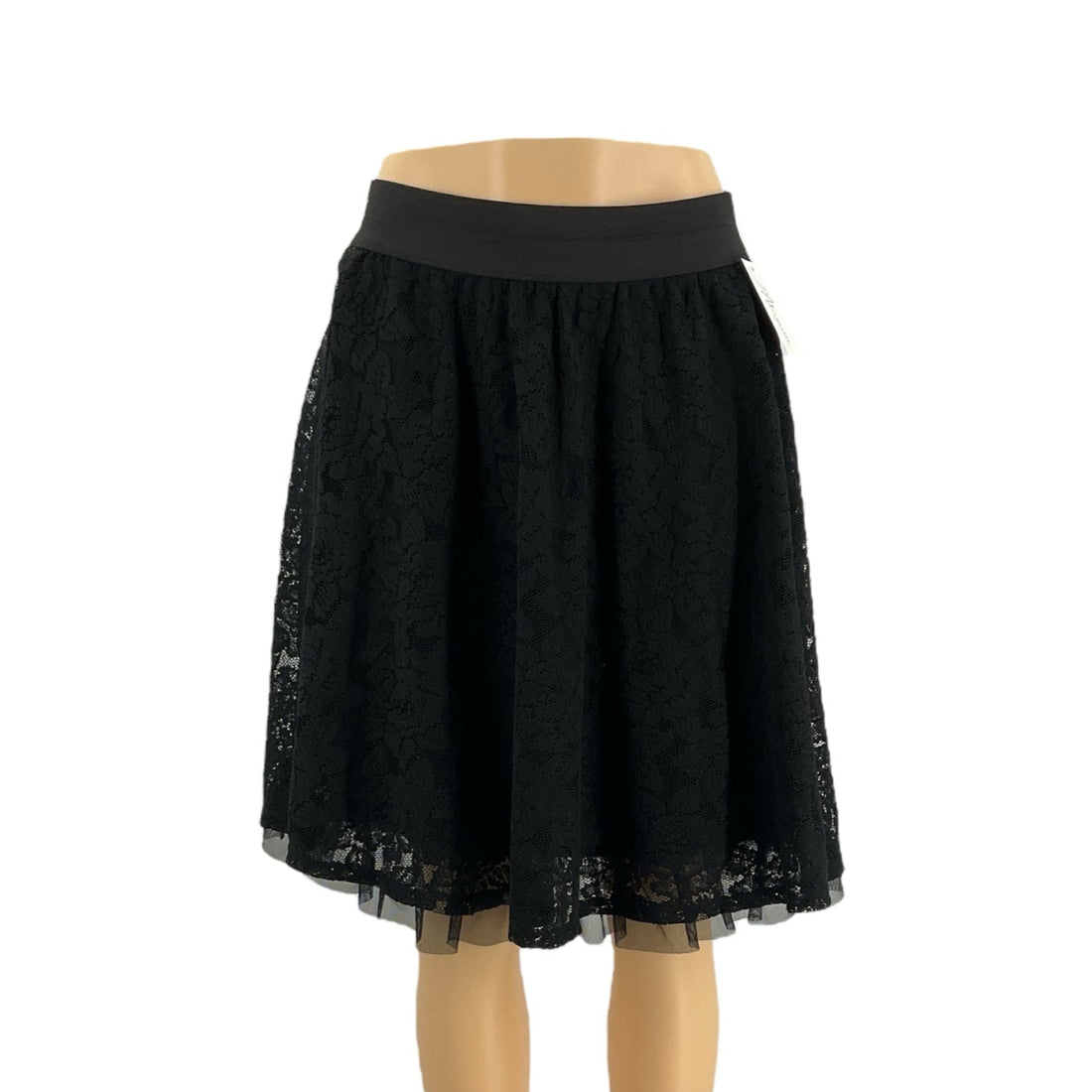 Studio 253 Black Lace Pre-Owned Ladies Skirt - Size Medium - Margaret’s Fine Consignment