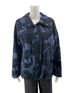 Zenergy Blue/Black Paisley Pre-Owned Ladies Jacket - Size Large - Margaret’s Fine Consignment