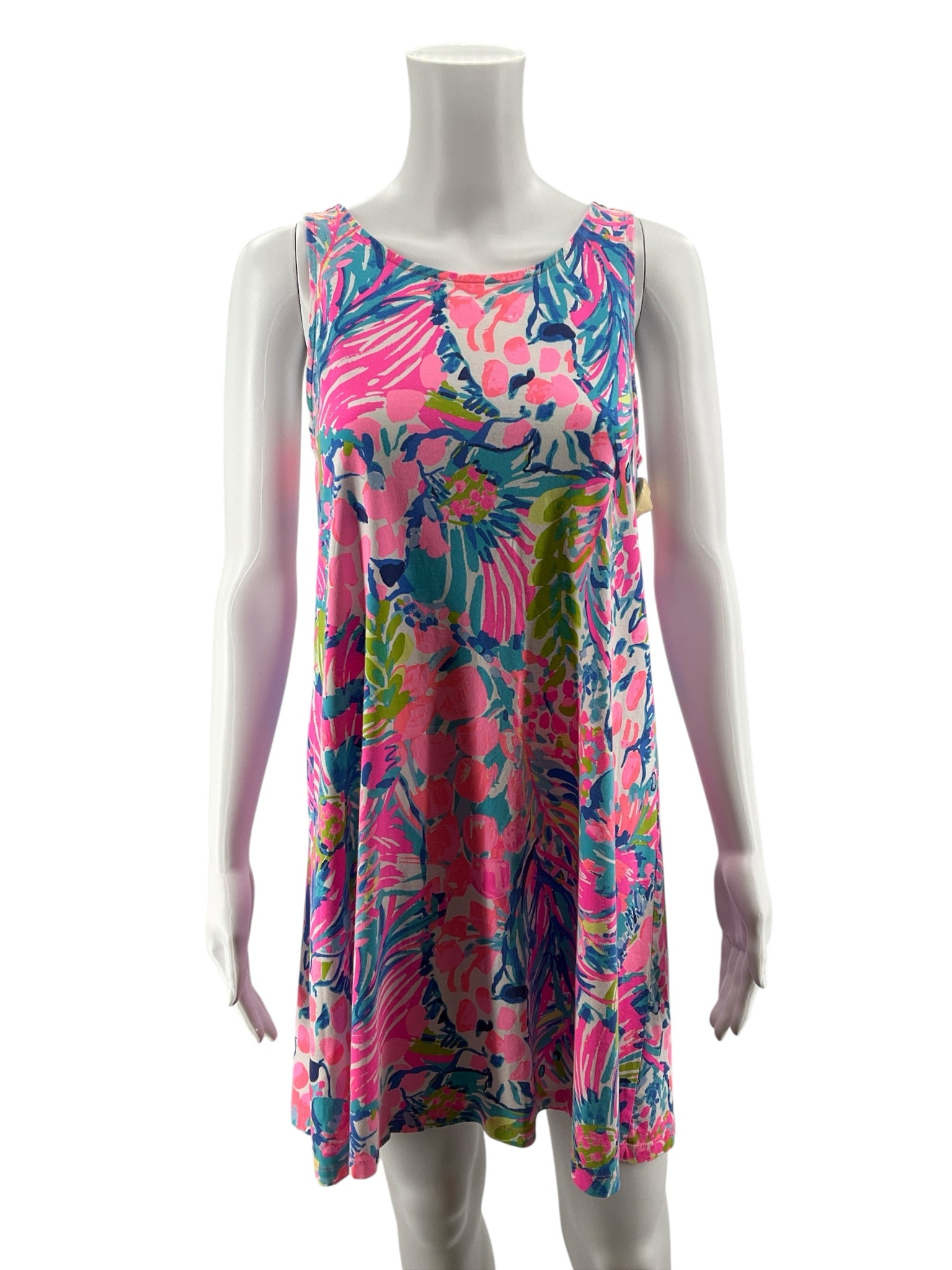 Lilly Pulitzer Nala Soft Shift Dress Turtley Awesome Print Size Small