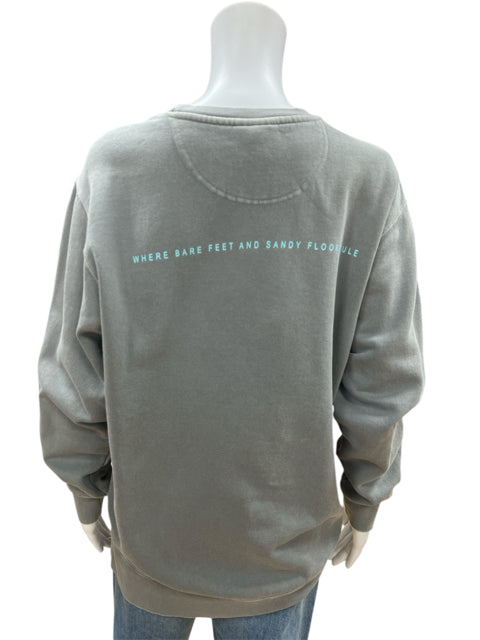 Stateside Gray/Aqua Top Size Small - rear view