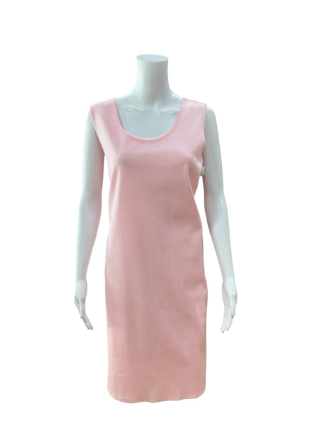 Ming Wang Sleeveless Knit Sheath Dress PM Blush Pink NWT