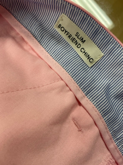 J.Crew Slim Boyfriend Chino Pants Size 35 Peach Stretch Cotton - ONLINE ONLY