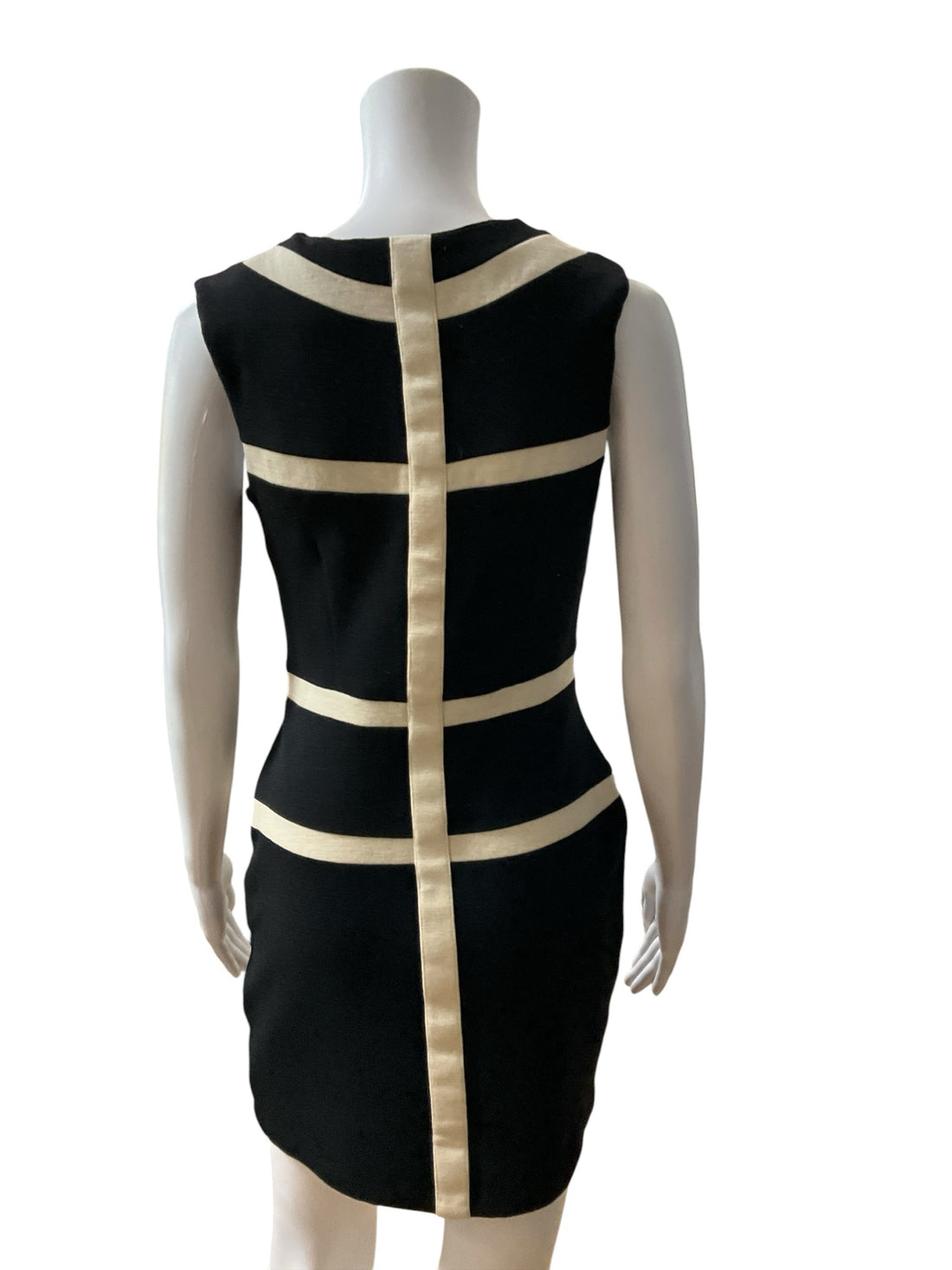 Eileen Vintage 100% Wool Colorblock Sheath Dress | Size 8 | Made in USA - ONLINE ONLY
