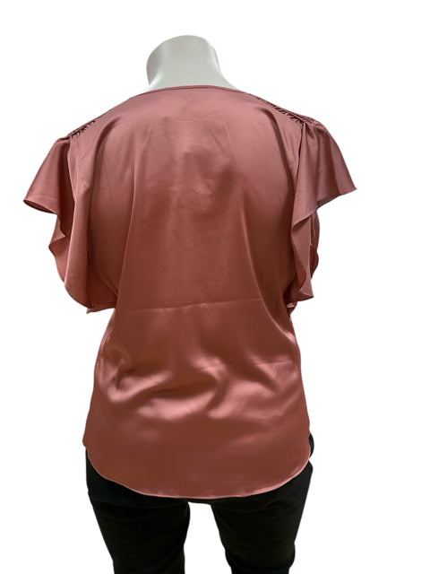 White House Black Market Mauve Solid Pre-Owned Ladies Top -Size XL - Margaret’s Fine Consignment